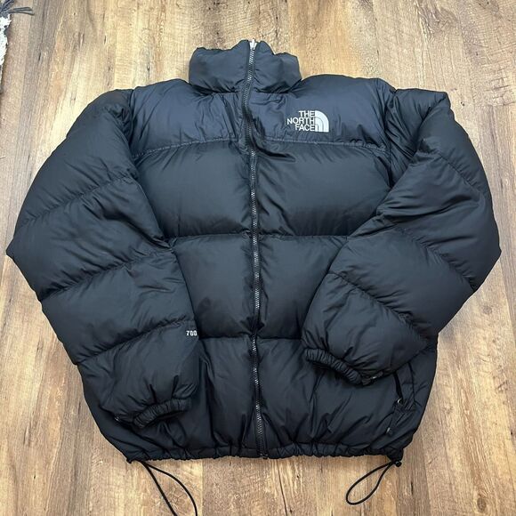 The North Face 1996 Retro Nuptse 700 Puffer Down Jacket Black Men's XXL Hooded* - Picture 1 of 16